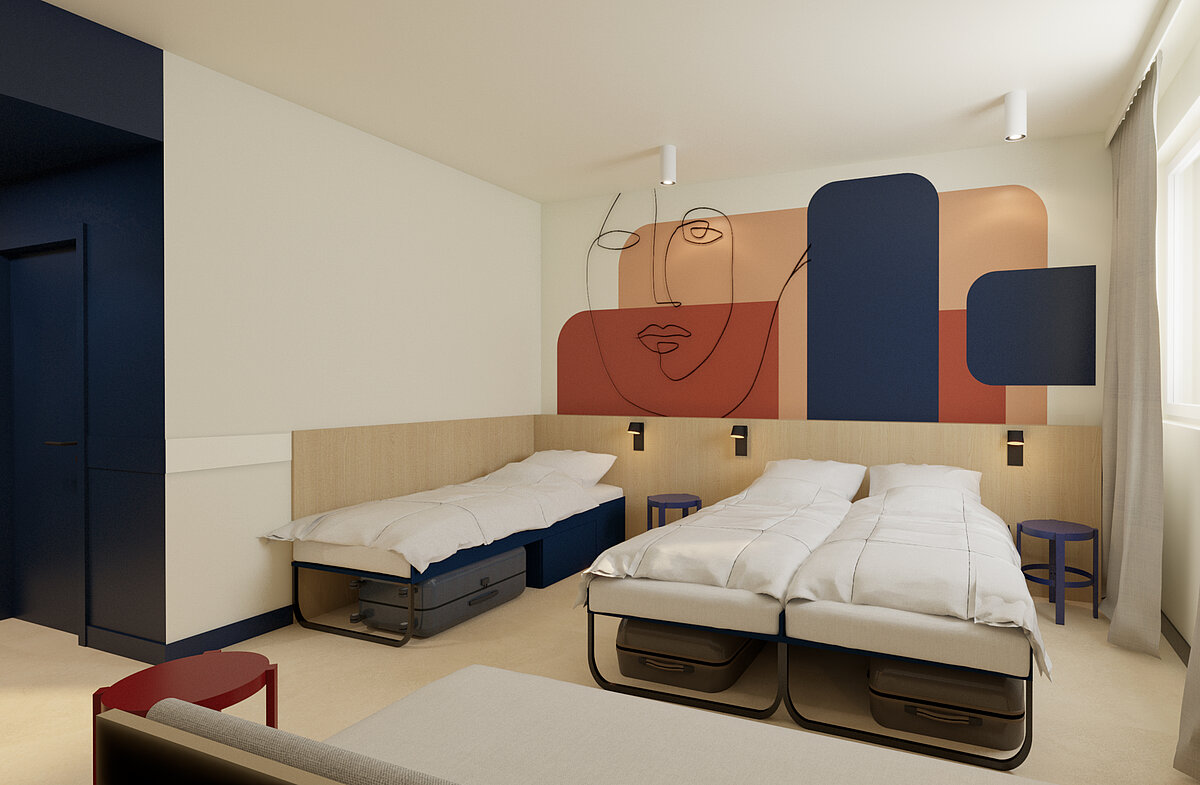 Habitaciones accesibles MEININGER Hotel Barcelona Fira Gran Via