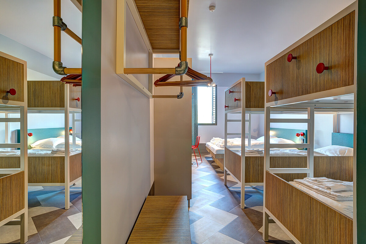 Voyages scolaires Chambres à plusieurs lits